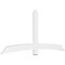 Ekena Millwork Bellingham Architectural Grade PVC Gable Bracket, 96"W x 44"H x 2"D x 6"F, 11/12 Pitch GBP096X44X0206BEL00 - alternate 1